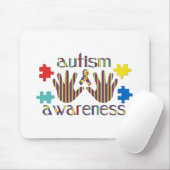 自閉症の認識度 マウスパッド (マウス)