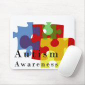 自閉症の認識度 マウスパッド (マウス)