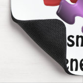 自閉症の認識度 マウスパッド (コーナー)