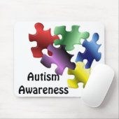 自閉症の認識度 マウスパッド (マウス)
