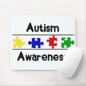自閉症の認識度 マウスパッド (マウス)