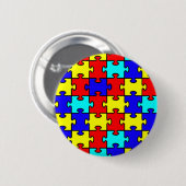 自閉症の認識度 缶バッジ (正面&裏面)