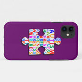 自閉症の認識度 Case-Mate iPhoneケース (裏面(横))