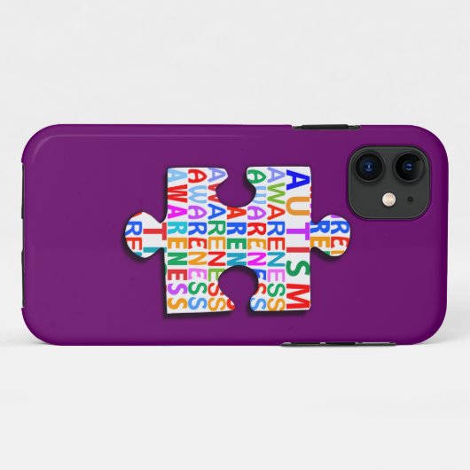 自閉症の認識度 Case-Mate iPhoneケース (裏面(横))