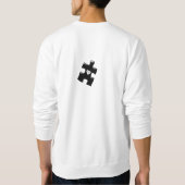 自閉症の認識度(K2) スウェットシャツ (裏面)