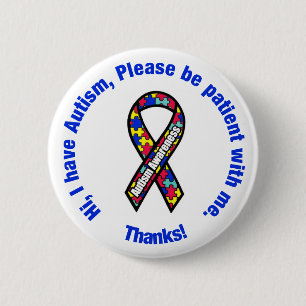 自閉症の認識度Pin/ボタンのバッジ 缶バッジ