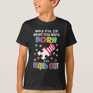 自閉症の認識感動的ことわざが適合する理由 Tシャツ