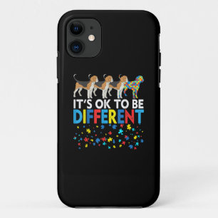 自閉症の  かわいいビーグル違う犬でいい iPhone 11 ケース