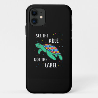 自閉症の |ウミガメのラベルなしThe Able Not The Label iPhone 11 ケース