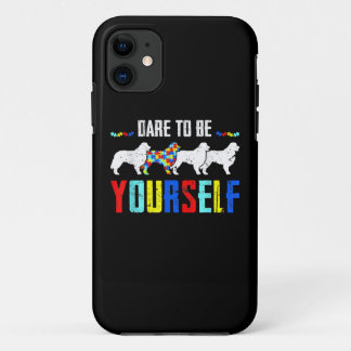 自閉症の |ベルネーゼ違うの山 iPhone 11 ケース