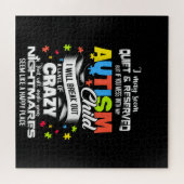 自閉症の |レベルをブレイクアウトする自閉症の子 ジグソーパズル (横)