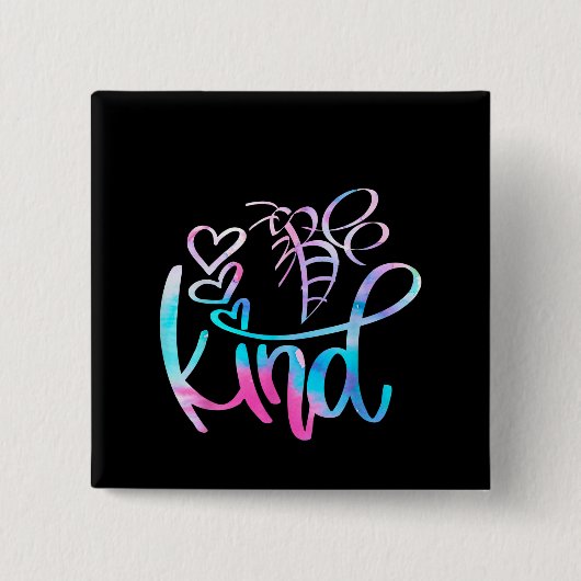 自閉症の |優しい自閉症意識 缶バッジ (正面)