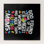 自閉症の |神は最も強い女性の何人かを見つけた ジグソーパズル (横)