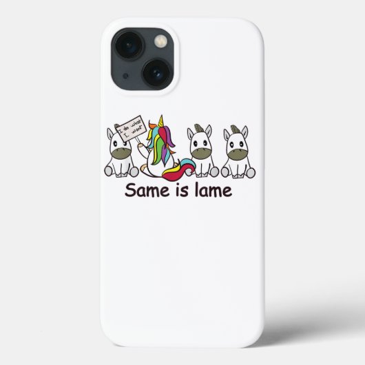 自閉症の |私がユニコーンを欲しがるもの同じLame I Do Case-Mate iPhoneケース (裏面)