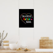 自閉症の |私は自閉症誇りを持ったナナパズル作品 ポスター (キッチン)