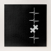 自閉症の|自閉症の認知心拍パズル ジグソーパズル (横)