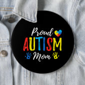 自閉症の |自閉症誇りを持った母パズル作品 缶バッジ (インサイチュ)