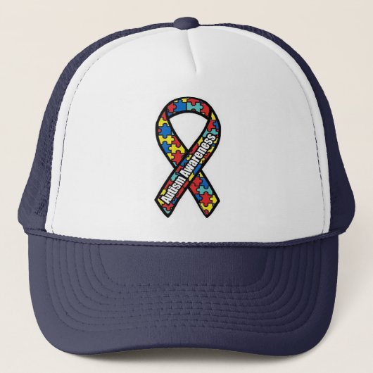 自閉症のribbon_hat キャップ (正面)