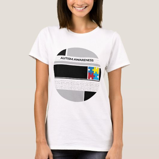 自閉症のTシャツ Tシャツ (正面)