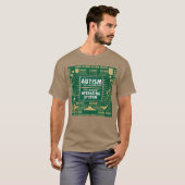 自閉症はエラーではありません 異なるOS 自閉症者 Tシャツ (正面フル)