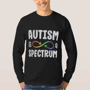 自閉症はスペクトル自閉症を受け入れる無限である Tシャツ