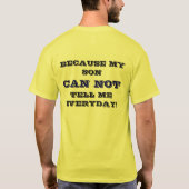 自閉症は傷つきます… -カスタマイズ- Cus… -カスタマイズ Tシャツ (裏面)