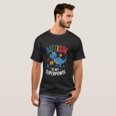 自閉症は僕の超能力 ダイナソーパズル Tシャツ (正面フル)