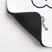 自閉症は写真でまたは考えます マウスパッド (コーナー)