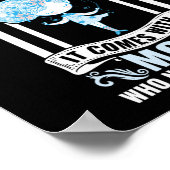 自閉症は手来動自閉症の母親にはない ポスター (角)