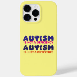 自閉症は欠乏ではない自閉症は単に異なっている Case-Mate iPhone 14 PRO MAXケース
