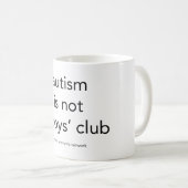 自閉症は男の子クラブではないです: マグ (正面右)