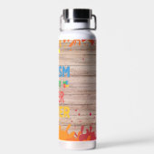 自閉症は私のすごい力 ウォーターボトル (背面)