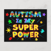 自閉症は私のすごい力 ポストカード (正面)