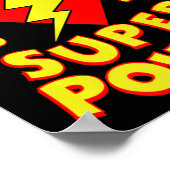 自閉症は私の力すごいスーパーヒーロー自閉症が待ち受けている ポスター (角)