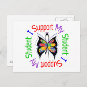 自閉症は私の生徒を支える ポストカード (正面/裏面)