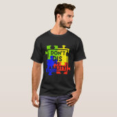 自閉症は私の能力の自閉症ではない Tシャツ (正面フル)