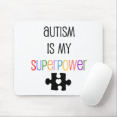 自閉症は私の超出力のマウスパッドです マウスパッド (マウス)