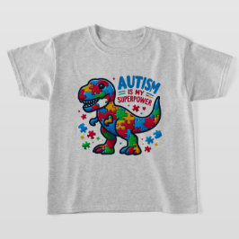 自閉症は私の超能力の子供のTシャツ Tシャツ