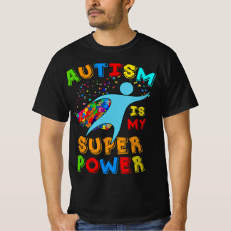 自閉症は私の超能力自閉症意識のサポートである Tシャツ