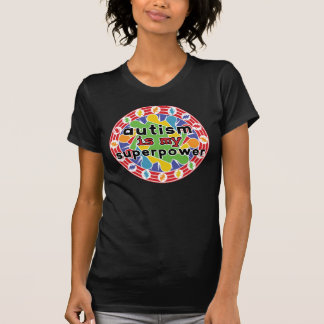 自閉症は私の軍事大国です Tシャツ