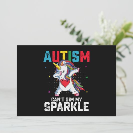 自閉症は私の輝くユニコーン認識度を暗くできない 招待状 (スタンド正面)