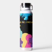 自閉症は私を定義できない ウォーターボトル (背面)