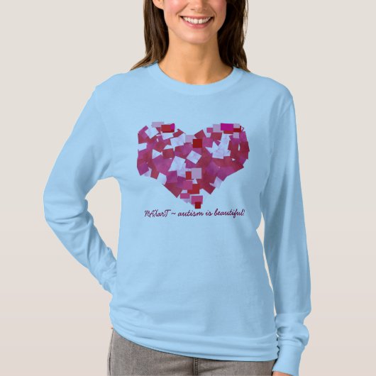 自閉症は美しいです! ~愛2011年 Tシャツ (正面)