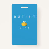 自閉症は親切な認識度バッジ バッジ (裏面)