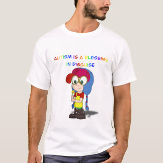 自閉症は賛美変装したシャツだ Tシャツ