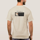 自閉症は進化です Tシャツ (裏面)