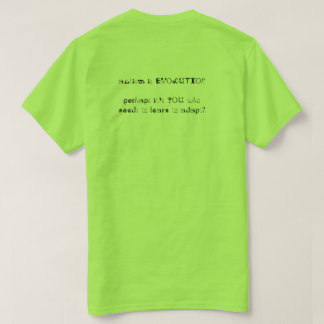 自閉症は進化です Tシャツ