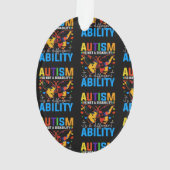 自閉症は障害ではない違う オーナメント (裏面)