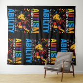 自閉症は障害ではない違う タペストリー (インサイチュ(横))