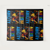 自閉症は障害ではない違う タペストリー (正面(横))